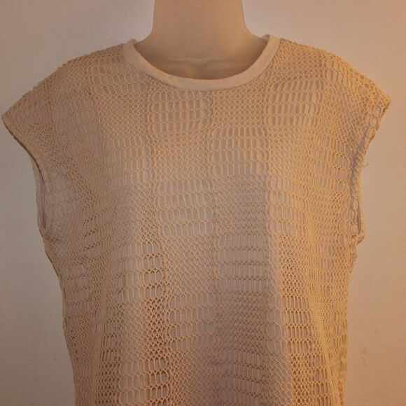 ZARA Ivory  Long Sleeve Top women Size Small - Picture 3 of 7